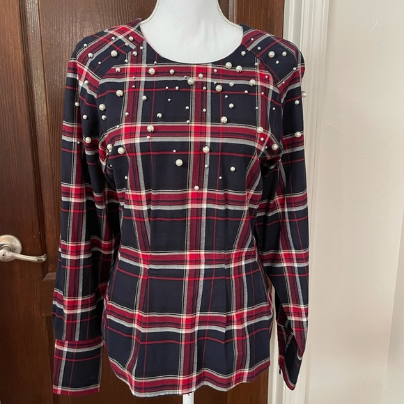 Beaded Flannel Blouse - Picture 4 of 7